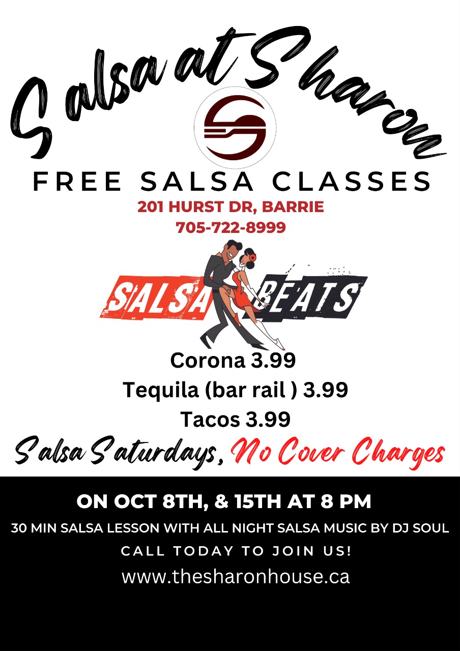 Salsa at Sharon - Saturdays in October