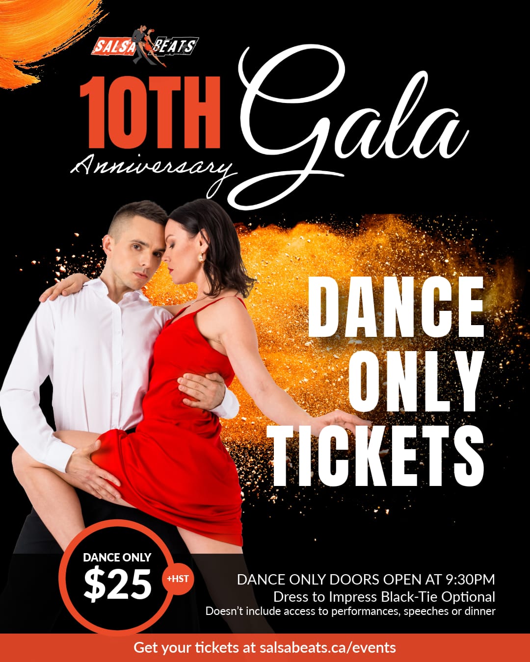 Salsa Beats 10th Anniversary Gala Dance Only Tickets